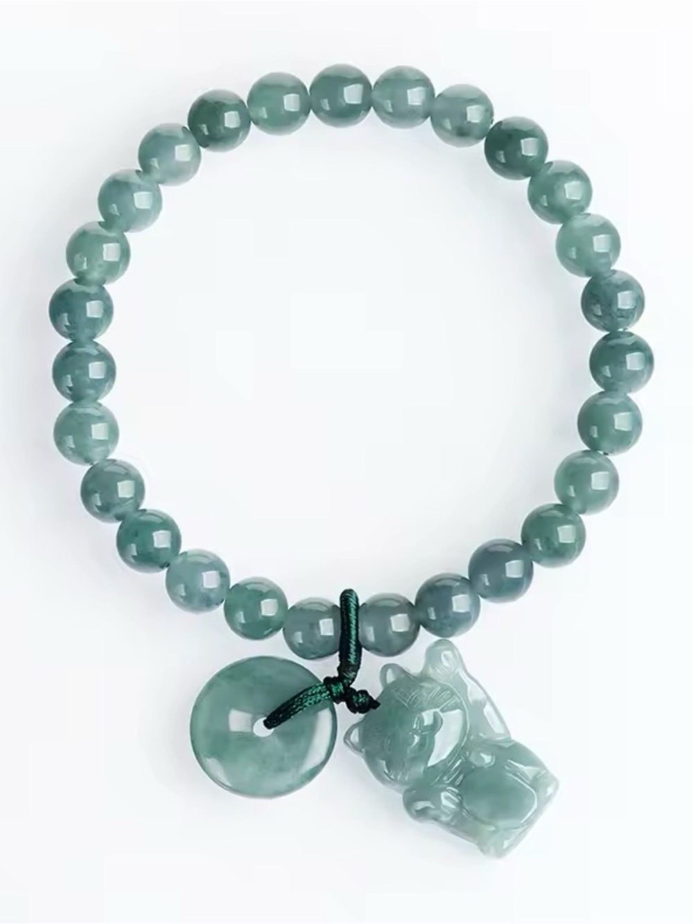 Green Jade Pixiu Bracelet